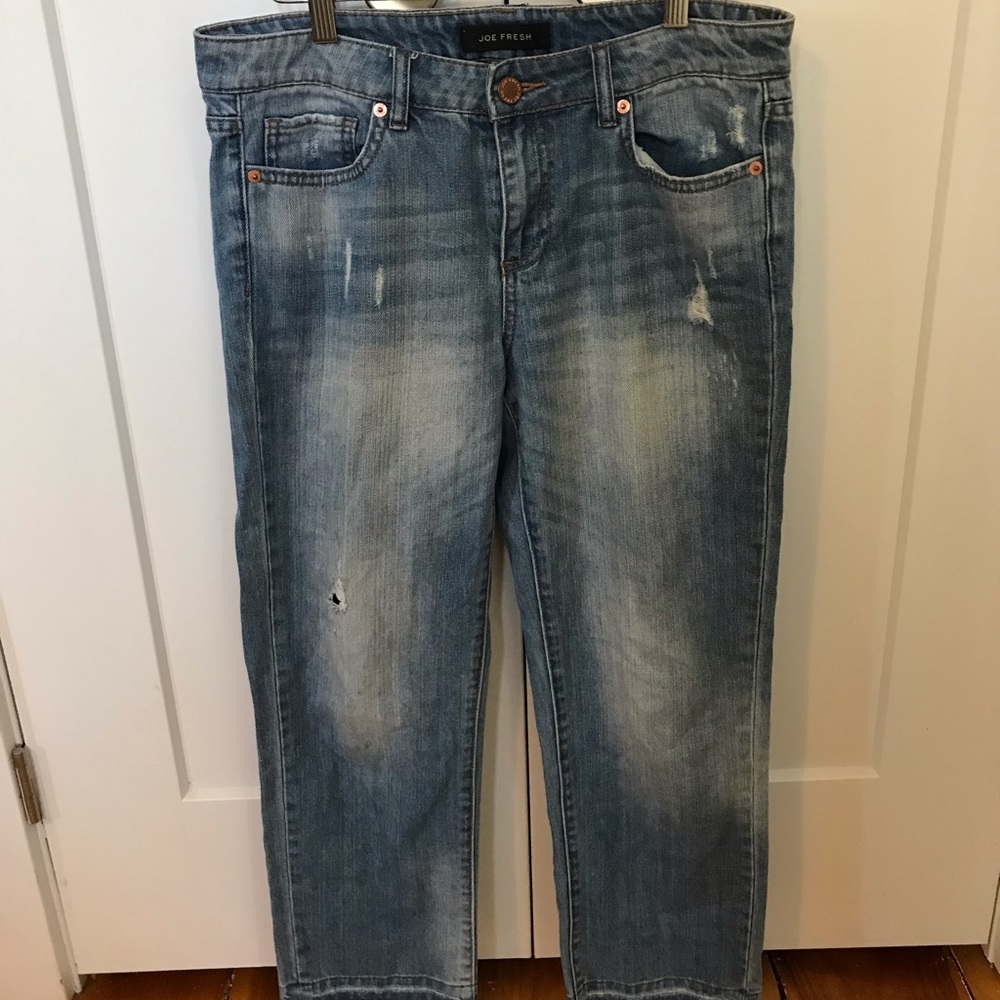 Distressed Joe fresh jeans